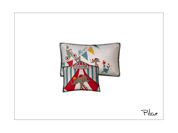 Sims 4 — Circus Pillows by Pilar — The circus has arrived ....... the fun begins