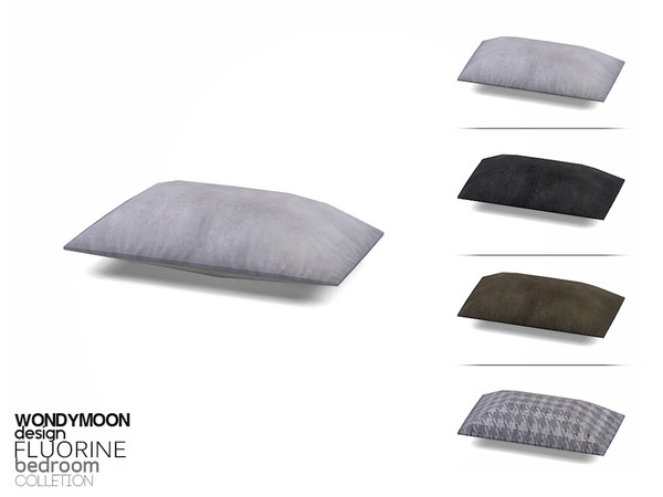 Sims 4 — Fluorine Pillow I by wondymoon — - Fluorine Bedroom - Pillow I - Wondymoon|TSR - Apr'2015