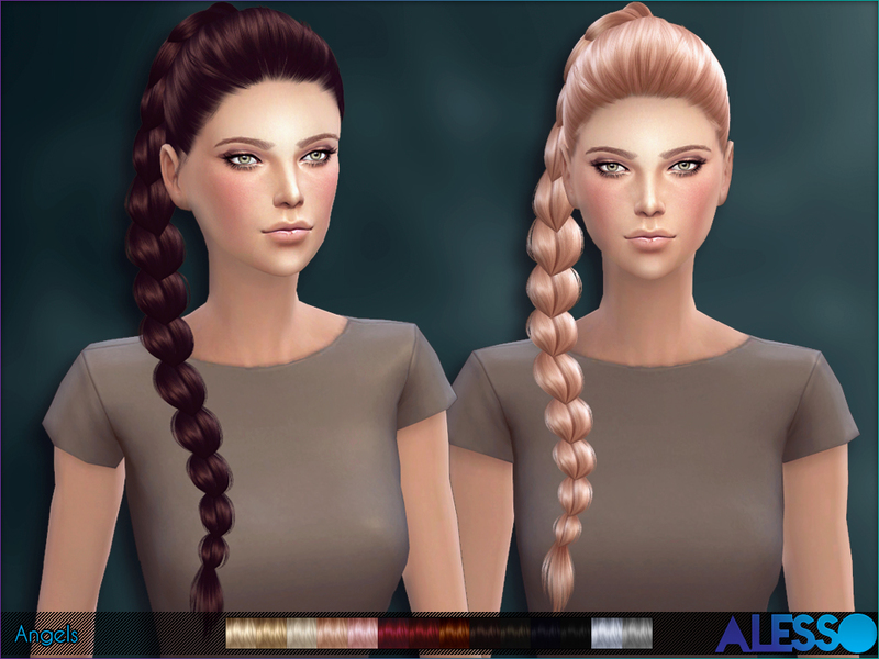 Sims 4 Braided Hair Maxis Match Horfish