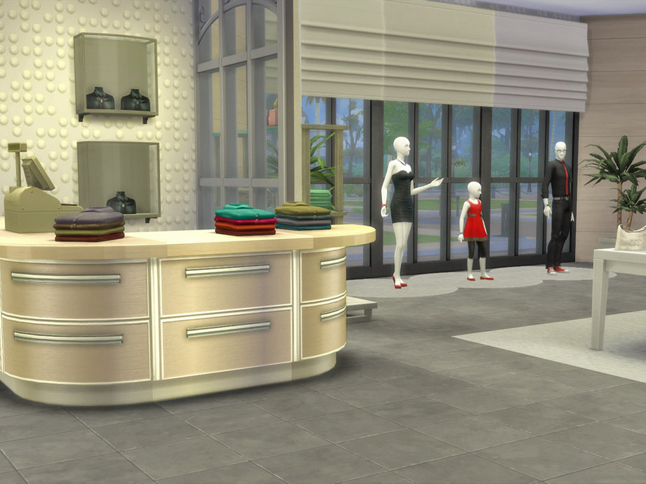 The Sims Resource - Les Parisiennes (clothing shop)