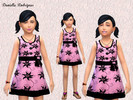 Sims 4 — vestido infantil Dani's by danielle_rodrigues — vestido infantil Dani's