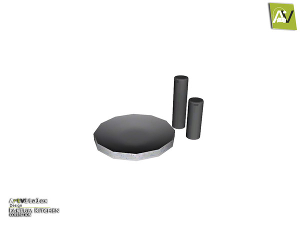 Sims 4 — Faktum Salt & Black Pepper Cellar by ArtVitalex — - Faktum Salt &amp; Black Pepper Cellar -