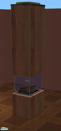 Sims 2 — Ignito Fireplace - North American Pine  by spacemouse — Ignito Fireplace Laminated Loc - North American Pine