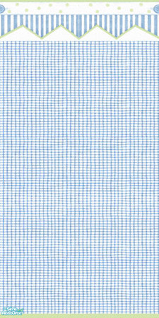 Sims 2 — Baby Wall - Blue Check by Sheera — Part of my Baby Walls and Floors Set. Enjoy !