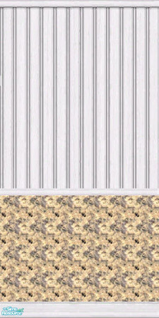 Sims 2 — Marble Match Wall 6 by Riverwillows — A beautiful wood and marble wallpaper for your home. If you like it,