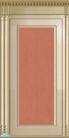 Sims 2 — jsf2VictorianCoralFull by jsf — A Victorian style wall with elegant turnings and dentile crown holds coral,