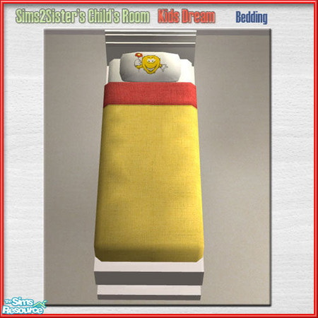 Sims 2 — S2S ChildRoomKidsDream RECOLOR-Bedding by sims2sisters — 