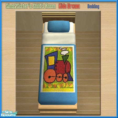Sims 2 — S2S Child Room Kids Dream - Bedding by sims2sisters — 