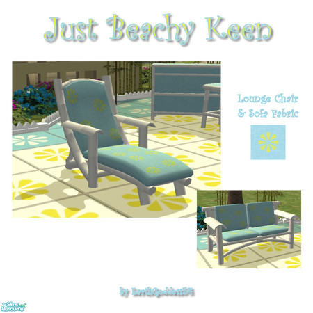 Sims 2 — Just Beachy Keen - Lounge & Sofa by EarthGoddess54 — A bright, relaxing addition to the Just Beachy Keen