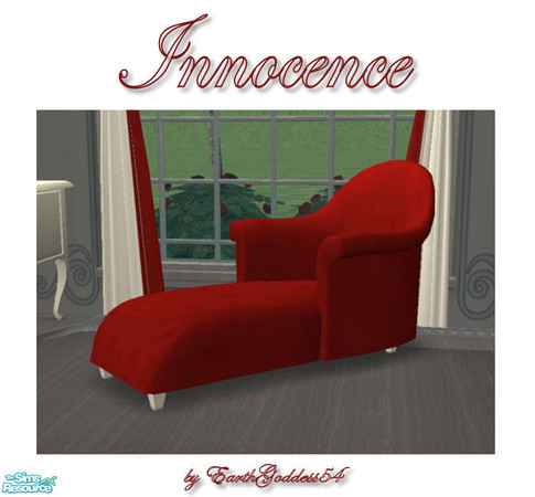 Sims 2 — Innocence Bedroom - Chaise Lounge by EarthGoddess54 — A lovely addition to the Innocence Bedroom set. Enjoy!