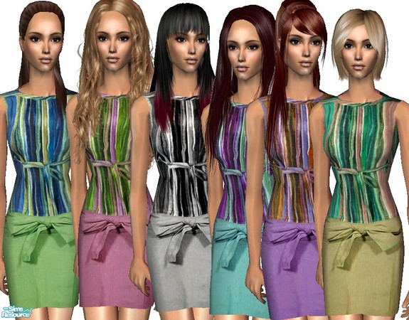 Sims 2 — Career Minded Gal by nikisatez05 — Maxis Recolors. No mesh or EP required. Great as a smart uniform or casual