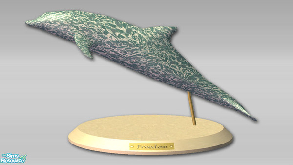Sims 2 — Lucia Dolphin - Recol 03  by Shakeshaft — Part of a recolour set of my Lucia Lounge, with black leather fabric
