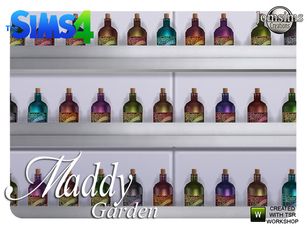 Sims 4 — Maddy bottles for bar part 2  by jomsims — Maddy bottles for bar part 2 . i use bb. moveobjects to put all