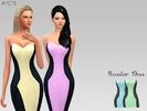 Sims 4 — Recolor Dess by ACS3 — Recolor Dess *Female Only *Teenager / Young Adult / Adult / Older Package File Includes: