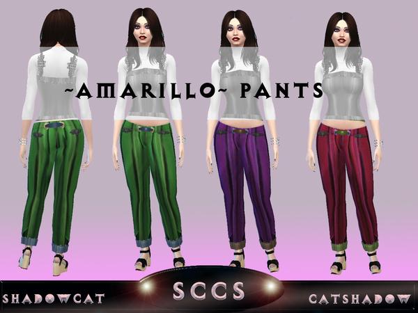 The Sims Resource - Amarillo Pants