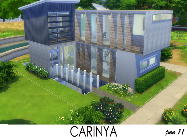 Sims 4 — Carinya by jmn11 — This is carinya, a modern 3 bed house. The house has an open plan ground floor with the