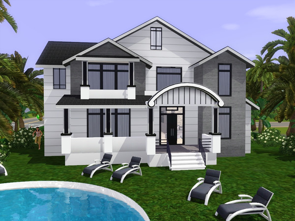 Sims 3 — Modern Villa by gabi892 — Modern Villa is Large family house with 2 floors. This house is combination of