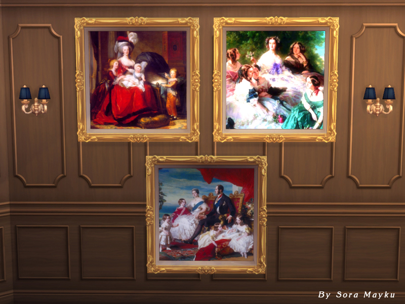 The Sims Resource Royal and Noble big paintings