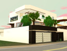 Sims 3 — Sunny housing 1-11 (NO CC) by rna202012 — Shaped houses built by wealthy homes that found in Korea! High walls