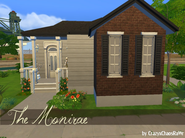 Sims 4 — The Monirae by CrazyxChaosRaWr — This one bedroom, one bathroom home is perfect for any single Sim or newly wed