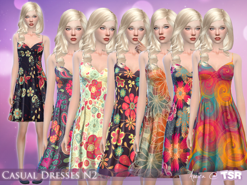 colorful casual dresses