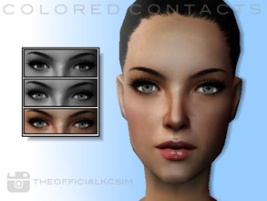 Sims 2 — Colored Contacts - 9b15b809 Greyeyes by KCsim — Remember to adjust your settings HIGH in the game for best