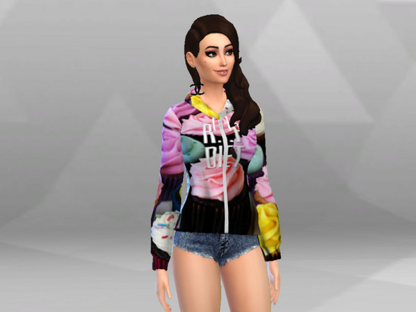 Sims 4 — Allmadas R.I.P Diet Cupcakes Coat (Female) by Alternative_Sims — Casaco da Alternative Sims inspirada no modelo