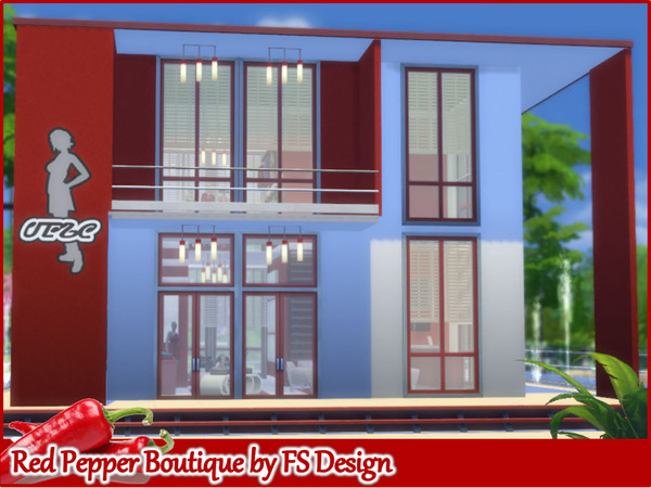 Sims 4 — Red Pepper Boutique by FS Design by fsdesign2 — Quality clothing, bags, shoes, perfumes and accessories, all in