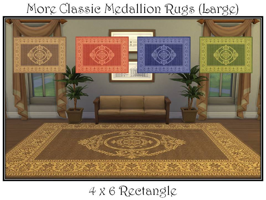 Sims 4 Diamond Rug The Sims Resource | More Classic Medallion Rugs