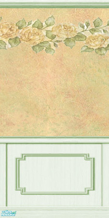 Sims 2 — Antique Rose wall 2 by fearthischick — By fearthischick