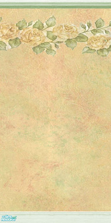 Sims 2 — Antique Rose wall 1 by fearthischick — By fearthischick