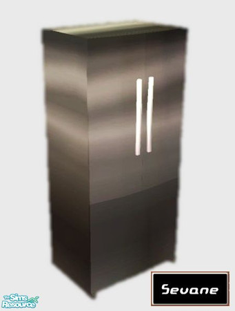 Sims 2 — Sevane  Refrigerator by SaeraMaples — Modern and a little abstract, this kitchen will be a sure hit with your