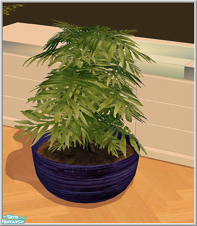 Sims 2 — plant set - B43 Blue Potted Palm by Birgit43 — 
