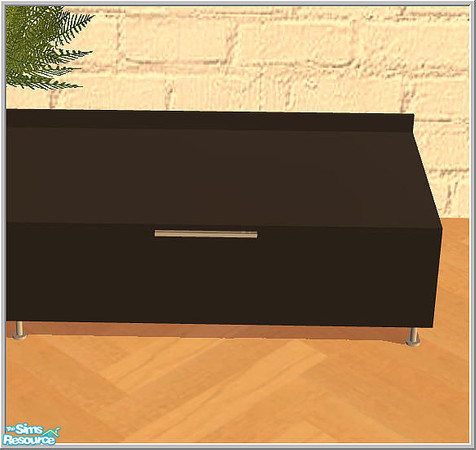 Sims 2 — ligne-roset-recolor - B43 Lowendtable Rose Black by Birgit43 — 