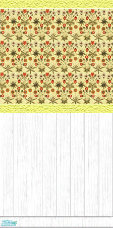Sims 2 — Country Elegance  #2 - Spring Garden by Riverwillows — A beautiful wallpaper, in an elegant design, against a