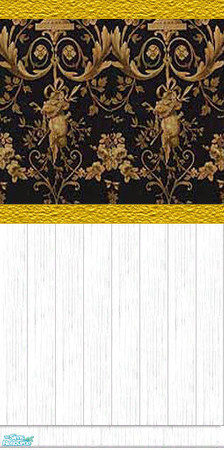 Sims 2 — Country Elegance  #2 - Splendor by Riverwillows — A beautiful wallpaper, in an elegant design, against a white