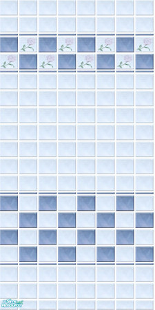 Sims 2 — MR - WINTER: Yesterday 03 by perelinka — Magic Roses - Winter: Yesterday. Cheap tiled wall - retro style.