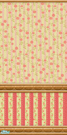 Sims 2 — MR - Summer: Yesterday 02 by perelinka — Magic Roses - Summer: Yesterday. Cheap wallpaper - retro style.