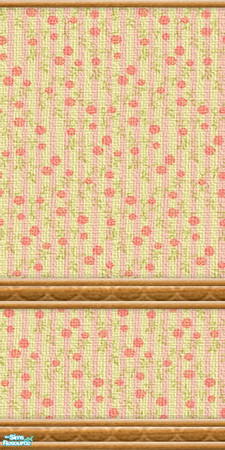 Sims 2 — MR - Summer: Yesterday 01 by perelinka — Magic Roses - Summer: Yesterday. Cheap wallpaper - retro style.