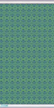 Sims 2 — Retro Patterned Wallpapers 2 - Individual Item by LALIA7 — Available in eleven colours.