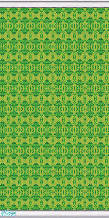Sims 2 — Retro Patterned Wallpapers 2 - Individual Item by LALIA7 — Available in eleven colours.