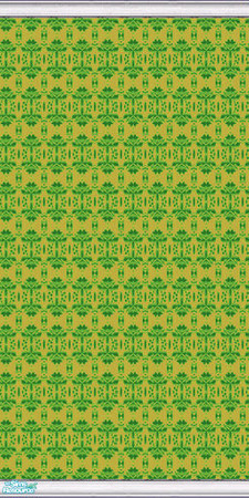 Sims 2 — Retro Patterned Wallpapers 2 - Individual Item by LALIA7 — Available in eleven colours.