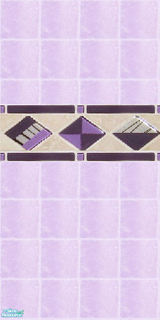 Sims 2 — sandstone purple wall 4 by skinflin — soft purple sandstone