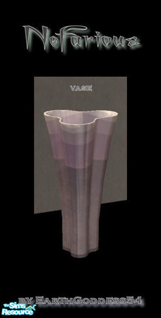 Sims 2 — Nefarious Study - Vase 3 by EarthGoddess54 — A nice addition to the Nefarious Study set, made for the spooky
