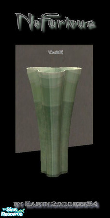 Sims 2 — Nefarious Study - Vase 1 by EarthGoddess54 — A nice addition to the Nefarious Study set, made for the spooky