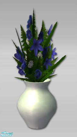 Sims 2 — Lucia Flowers - Recol 02  by Shakeshaft — Part of a recolour of my Lucia Lounge Set, with a hint of Mint and