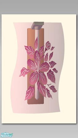 Sims 2 — Lucia Wall Lamp - Glass - Recol 01  by Shakeshaft — Part of a recolour set of my Lucia Lounge, fabrics in sand,