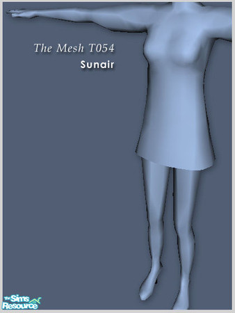 Sims 2 — Sunair Fashion T054 by Sunair — The MESH file of Sunair Fashion T054. 