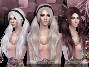 Sims 4 — Stealthic - Baby Doll (Female Hair) by Stealthic — -Works with female children (Check creator notes) -Headband