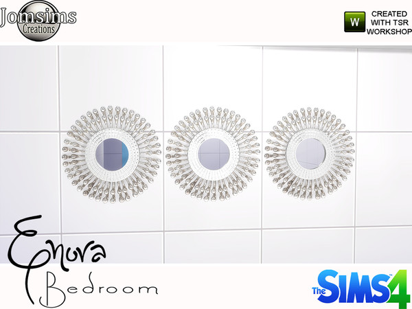 Sims 4 — Enora wall metal mirror by jomsims — Enora wall metal mirror